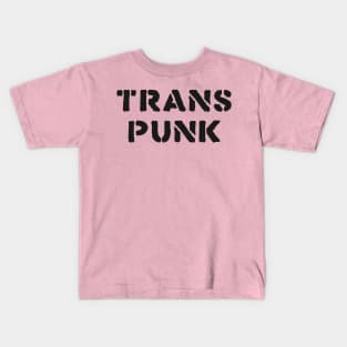 Trans Punk ))(( Transgenders Not Dead Design Kids T-Shirt